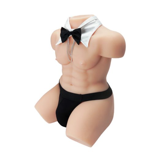 channing fair 33.07lb male torso sex doll threesomel sitting sideways